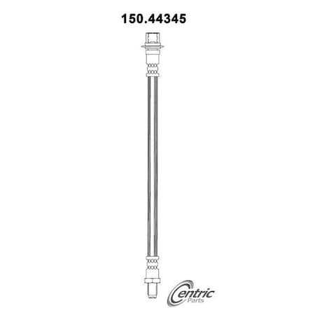 Centric Parts Brake Hose, 150.44345 150.44345